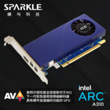 SPARKLE撼与科技 节能系列游戏显卡 Intel Arc A310 ECO 单槽单风扇 4GD6