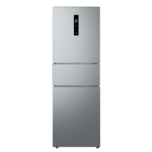 美的（Midea）冰箱 三开门多门冰箱 249升 双变频一级能效