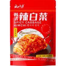 plus会员：云山半 韩式风味辣白菜 100g*2件 韩式辣白菜 酸菜 下饭菜咸菜