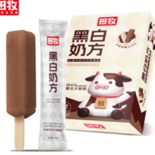 田牧 黑白奶方冰淇淋45g*6支