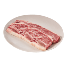 天谱乐食 安格斯谷饲原切肩胛牛小排/牛仔骨 200g/袋(2片）  烧烤食材