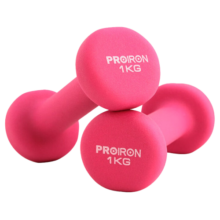 PROIRON普力艾 哑铃男女健身哑铃套装组合家用哑铃全套1/2/3KG3对+哑铃架