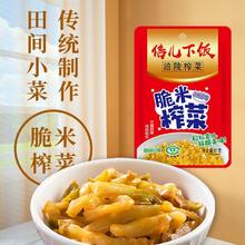 田间小菜 倍儿下饭81g脆米榨菜81g*5包 小菜榨菜粒下饭菜咸菜涪陵香脆开袋开味农家