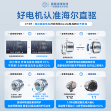 海尔滚筒洗衣机24年新款全自动10公斤超薄直驱变频智能投放一级能效大容量可选洗烘一体除菌螨中途添衣 超薄洗烘一体+蒸汽除菌+超薄直驱+中途添衣59S 【24年新款】滚筒洗衣机59S