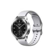 再降价、31日20点开始、PLUS会员：Xiaomi 小米 Watch S3 蓝牙版 智能手表 47mm 银色 氟橡胶表带