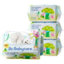 babycare  绵柔巾 80抽4包*3件