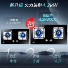 华帝（VATTI）【小户型优选，热卖双灶】燃气灶家用台式嵌入式 4.2KW钢化玻璃面板 台嵌两用 双灶台灶具 i10039B 双灶 液化气