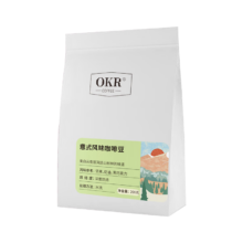 PLUS会员：OKR云南小粒纯阿拉比卡意式浓香咖啡豆深度烘焙200g