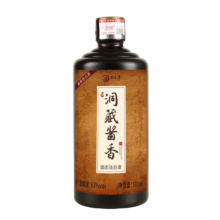 概率券：不老潭53度酱香型白酒高粱酒500mL 1瓶