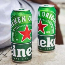 pLus会员立减:再降价:喜力啤酒（Heineken）经典黄啤听装 500mL 6罐 【圆通 泡沫箱】(拍2件)