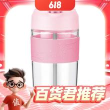 京东PLUS：LOCK&LOCK 两用玻璃杯 LLG797PIK-500ml