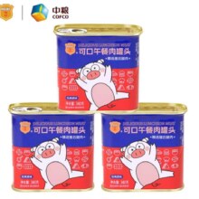 PLUS会员: MALING 梅林  午餐肉罐头 340g*3罐