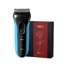 plus会员、首购：BRAUN 博朗 3010S 电动剃须刀 酷炫蓝 礼盒装