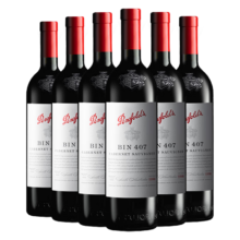 京东百亿补贴：奔富（Penfolds） BIN407赤霞珠红葡萄酒750ml*6支装整箱 澳洲原瓶木塞进口