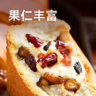 沃隆 坚果大列巴吐司面包 400g
