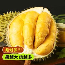 拼多多百亿补贴：好鲜市集 泰国进口 金枕榴莲 精品鲜果 3斤起