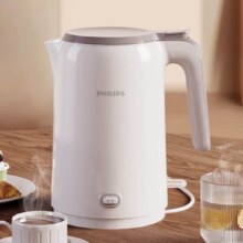 PHILIPS电热水壶 304不锈钢 保温功能烧水壶 HD9366/20 1.5L