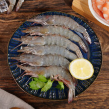 17号0点，Plus会员：鱻谣盐冻大虾白虾 净重1.5kg/盒 加大号40-50规格 盐冻 生鲜虾类
