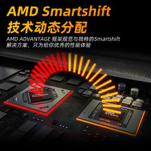 MOMENTPLUS 策画师 16英寸高性能办公电竞游戏笔记本电脑P2 R7-6800H/6650M/165HZ 2.5K 16G 512G
