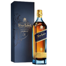 限时抢购：Jonnie Walker 尊尼获加 蓝方 蓝牌 苏格兰调和型威士忌 750ml 礼盒装