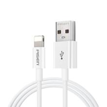 PISEN 品胜 升级款 Lightning 2.4A 数据线 PVC 1m 白色
