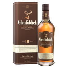 格兰菲迪（Glenfiddich）18年 苏格兰单一麦芽威士忌 700ml 进口洋酒