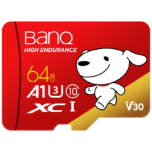 预售：4日：00点：banq&JOY联名款 64GB TF存储卡16.78元