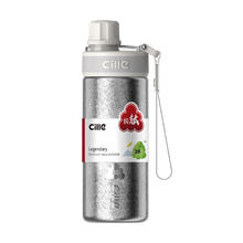 cille 希乐 纯钛保温杯高档男女士水杯子户外商务便携车载 白色350ml