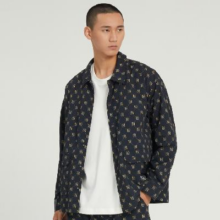 adidas NEO 阿迪达斯 男子翻领梭织夹克外套