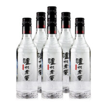 京东百亿补贴：泸州老窖 黑盖二曲42度 500ml*6瓶浓香型白酒光瓶