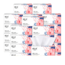 丽邦 Libang 亲肤无香抽纸 4层整箱 30包*300张（120mm*170mm）