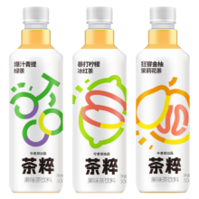 今麦郎 茶粹果味茶饮料 青提绿茶500ml*15瓶