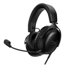 再降价、PLUS会员：HYPERX 极度未知 Cloud Ⅲ 飓风3黑DTS音效 飓风3电竞头戴式游戏耳机