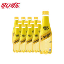 2号20点 限量500份：可口可乐（Coca-Cola）怡泉 Schweppes 无糖零卡 苏打水汽水饮料 400mL 12瓶 怡泉+C柠檬味含糖