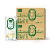 美妙牧语 纯牛奶全脂牛奶1L*12盒*2箱咖啡蛋糕奶茶营养家庭装