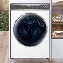 预售、PLUS会员：Haier 海尔 云溪白376 XQG100-BD14376LWU1 滚筒洗衣机 精华洗