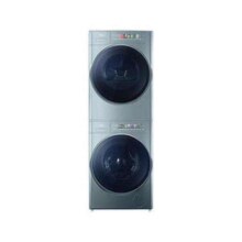 PLUS会员：Midea 美的 元气轻氧系列 MG100LAIR+MH100IAIR3 热泵式洗烘套装 10KG