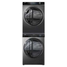 再降价、PLUS会员、预售：Haier 海尔 纤美系列 XQG100-BD14176LU1+HBNS100-FQ176U1 热泵式洗烘套装 10KG