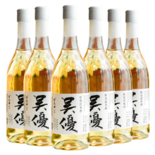 PLUS会员:苏州桥 吴优桂花清米酒10度 750ml*6瓶整箱装