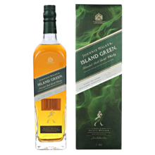 Plus会员:尊尼获加（JOHNNIE WALKER）绿牌海岛屿版 苏格兰 调和型威士忌 1000ml 进口洋酒（礼盒装）