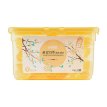 偶爱你桂花香洗衣凝珠三效合一 烟陇桂雨洗衣凝珠 15g 30颗 1盒