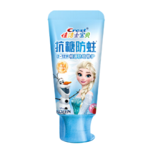 佳洁士抗糖防蛀儿童牙膏冰雪奇缘款60g草莓味