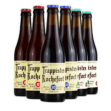 Trappistes Rochefort 罗斯福 Rochefort）比利时原装进口啤酒 修道院精酿啤酒 罗斯福 330mL 6瓶 6.8.10组合