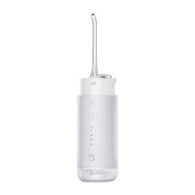 米家小米便携式冲牙器洗牙器水牙线 F400白色 云感伞射 机身收纳喷嘴 4挡冲牙模式 礼物推荐