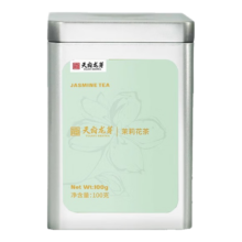 需首购，plus会员：天府龙芽 特级花茶 四川高山采摘 茉莉花茶100g罐装 端午节送礼佳品