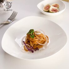需首购、PLUS会员: 华青格 高白瓷7.5英寸三角盘 2只装