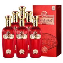 泸州老酒坊 红耀 52度浓香型白酒500mL*6瓶整箱装