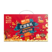 88VIP:汇源 年货礼盒果汁1L*5盒