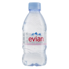 依云法国原装进口 evian矿泉水 330ml*24瓶 整箱装