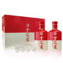 PLUS会员:舍得 舍之道 浓香型白酒 50度 500ml*2瓶 礼盒装